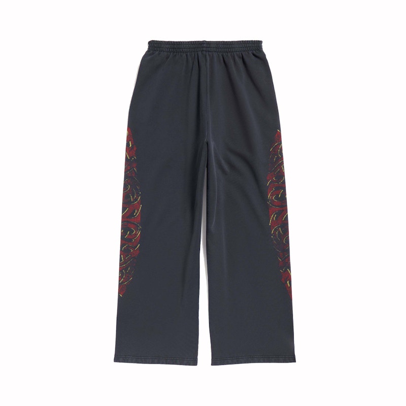 Balenciaga Offshore Baggy Sweatpants Black Faded