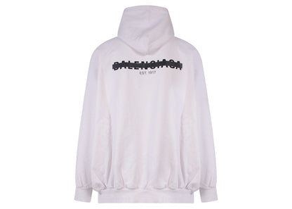 Balenciaga Oversize Cotton Sweatshirt Beige