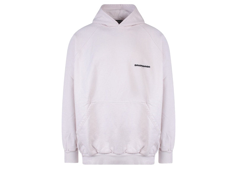 Balenciaga Oversize Cotton Sweatshirt Beige