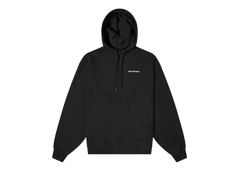 Balenciaga Oversized Defile Bomber Hoodie Black/White
