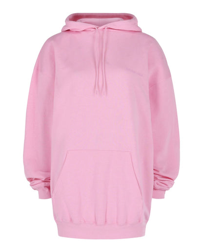 Balenciaga Oversized Logo Hoodie Pink Pink