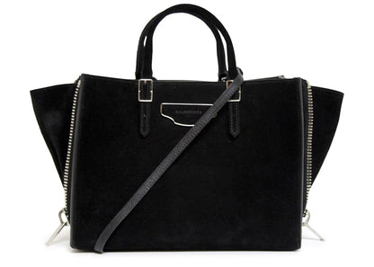 Balenciaga Papier A6 Plate Tote Baby Black