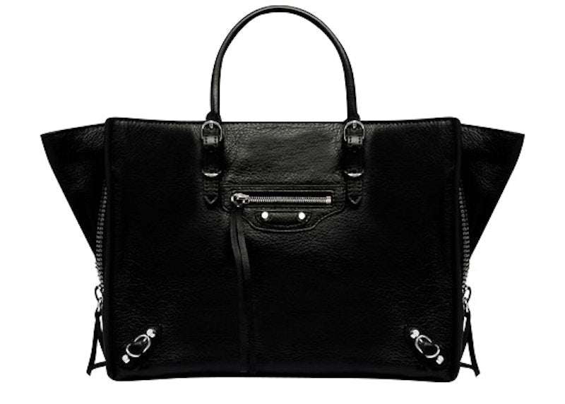 Balenciaga Papier A6 Zip Around Black