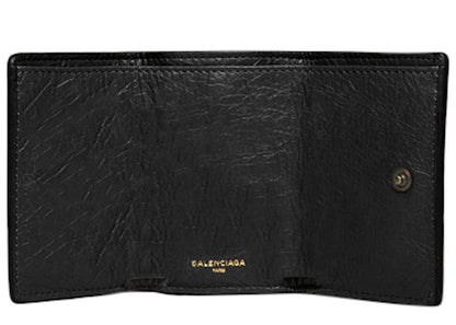 Balenciaga Papier Wallet Graffiti Mini Black/White