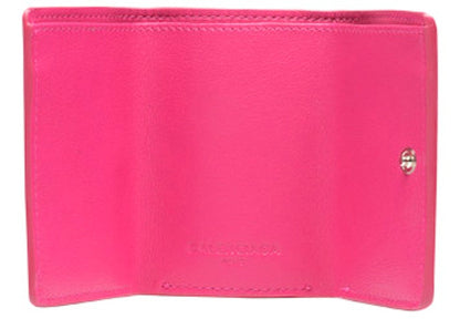 Balenciaga Papier Wallet Mini Rose Magenta