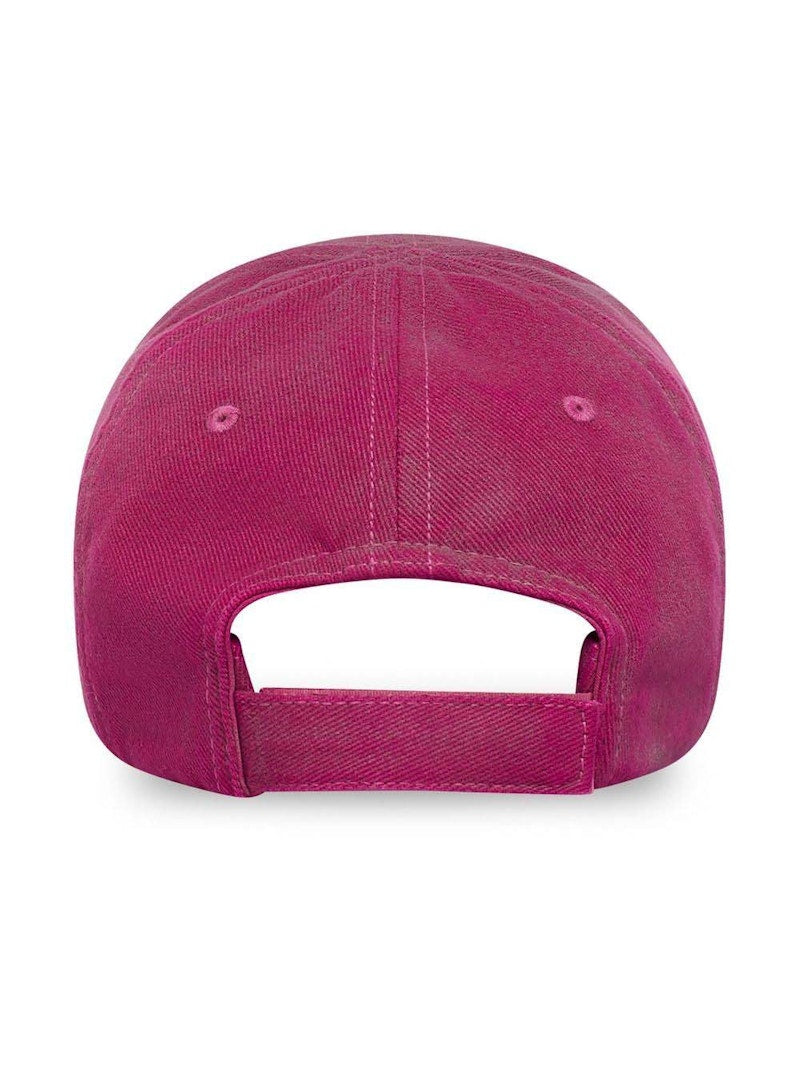Balenciaga Political Campaign Distressed Cap Pink