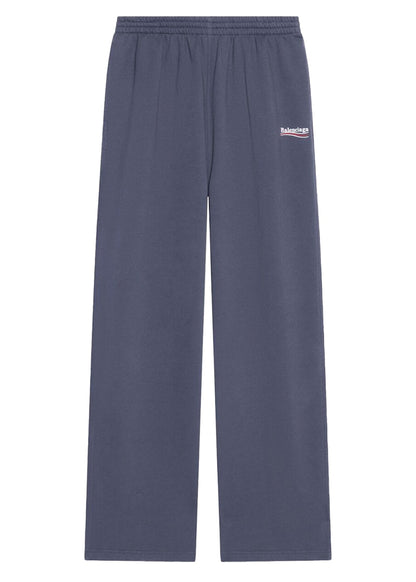 Balenciaga Political Campaign Large Fit Jogging Pants Dark Grey/White