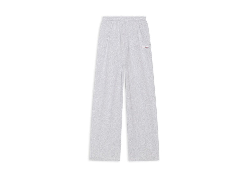 Balenciaga Political Campaign Large Fit Jogging Pants Grey
