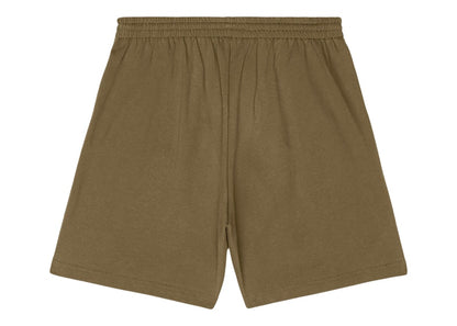 Balenciaga Political Campaign Large Fit Sweat Shorts Khaki/White/Red