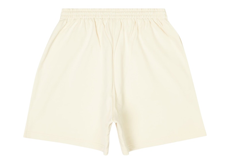 Balenciaga Political Campaign Large Fit Sweat Shorts Light Beige/Black/Blue
