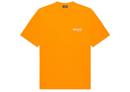 Balenciaga Political Campaign Large Fit T-Shirt Fluo Orange