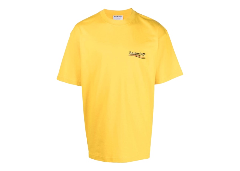 Balenciaga Political Campaign Large Fit T-Shirt Yellow/Red/Black