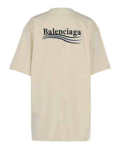 Balenciaga Political Campaign T-shirt Cream Black