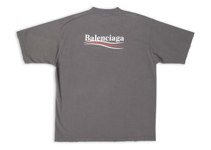 Balenciaga Political Campaign T-shirt Grey