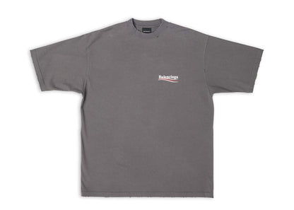 Balenciaga Political Campaign T-shirt Grey