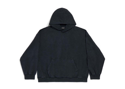 Balenciaga Political Stencil Oversized Hoodie Black/White