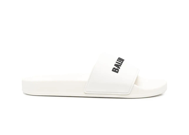 Balenciaga Pool Slide Eggshell