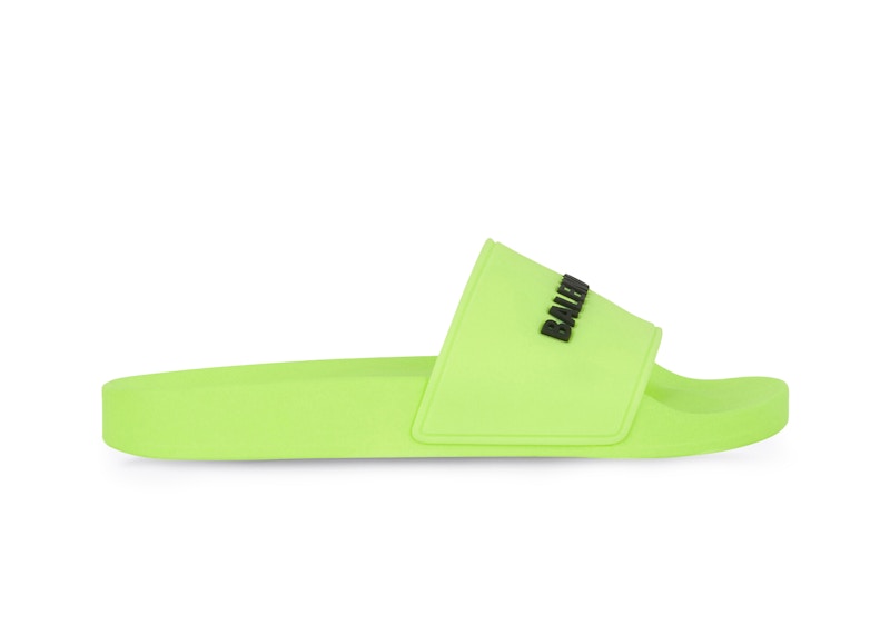 Balenciaga Pool Slide Fluo Yellow (Women's)