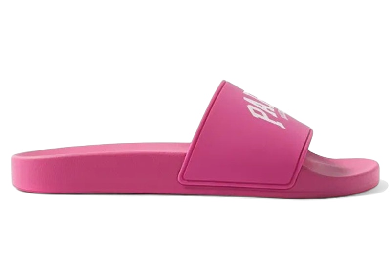 Balenciaga Pool Slides Cities Paris Pink White (Women's)
