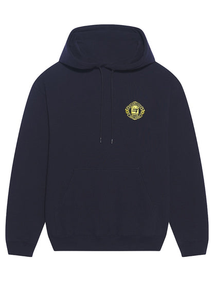 Balenciaga Quest Medium Fit Hoodie Dark Blue