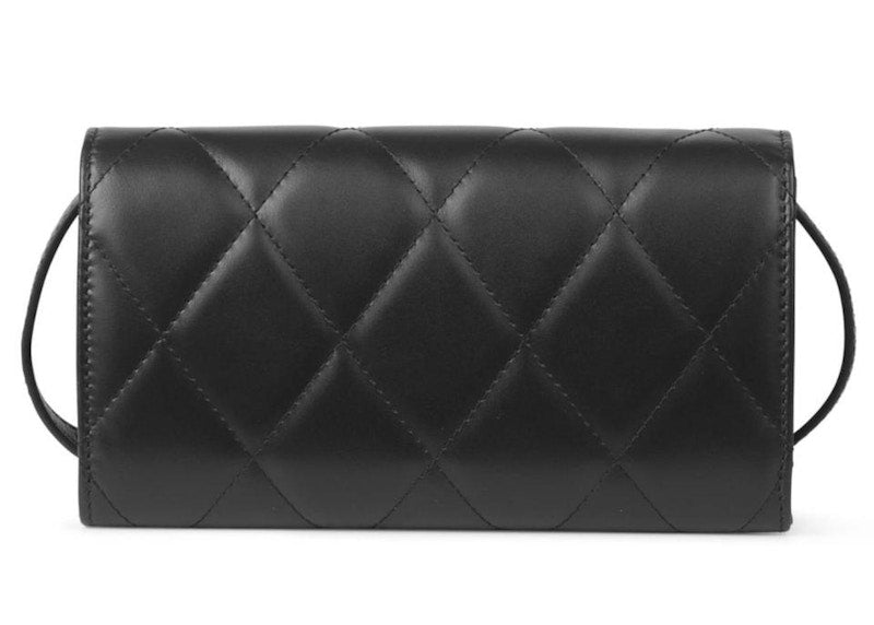 Balenciaga Quilted Shoulder Bag Black