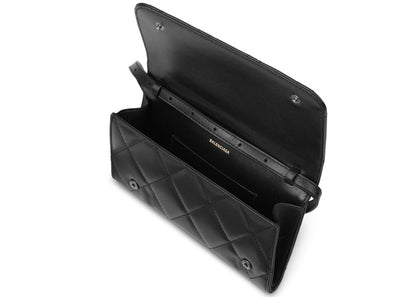 Balenciaga Quilted Shoulder Bag Black