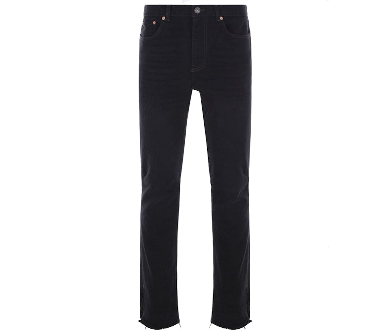 Balenciaga Regular Fit Denim Jeans Black
