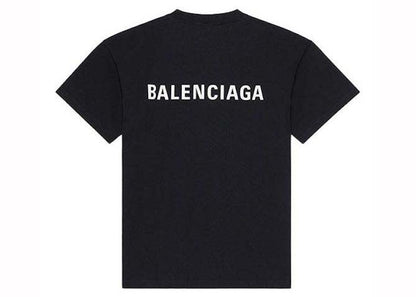 Balenciaga Relaxed Fit Short Sleeves T-shirt Black