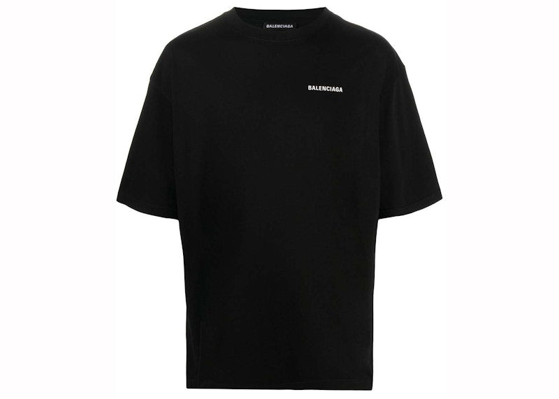 Balenciaga Relaxed Fit Short Sleeves T-shirt Black