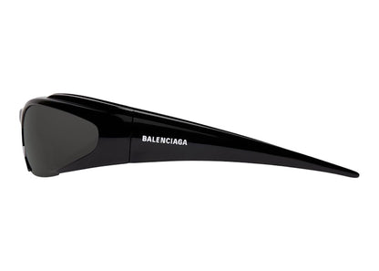 Balenciaga Reverse Xpander Rectangle Sunglasses Black