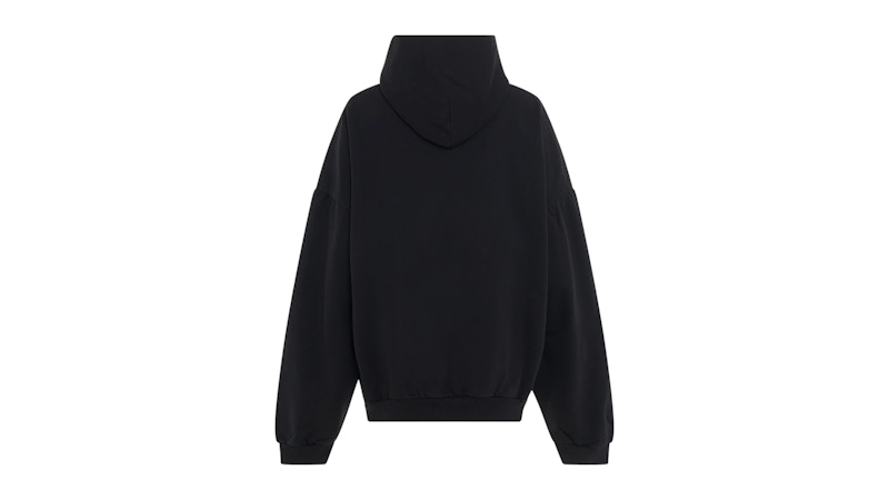 Balenciaga Round Backflip Hoodie Black