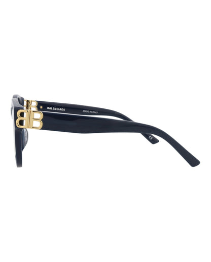 Balenciaga Round-Frame Acetate Optical Frames Blue Blue Transparent (BB0173O-30011315-004)