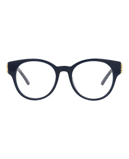 Balenciaga Round-Frame Acetate Optical Frames Blue Blue Transparent (BB0173O-30011315-004)
