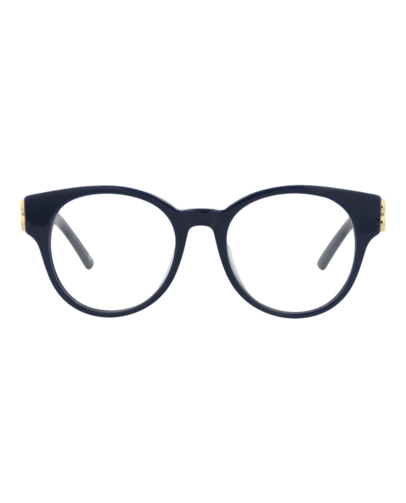 Balenciaga Round-Frame Acetate Optical Frames Blue Blue Transparent (BB0173O-30011315-004)