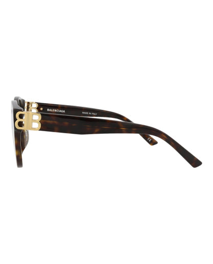 Balenciaga Round-Frame Acetate Optical Frames Havana Havana Transparent (BB0173O-30011315-002)