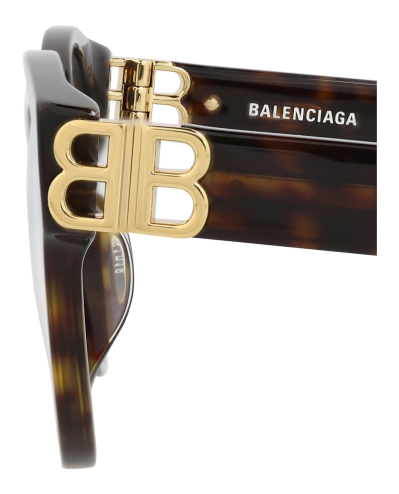 Balenciaga Round-Frame Acetate Optical Frames Havana Havana Transparent (BB0173O-30011315-002)