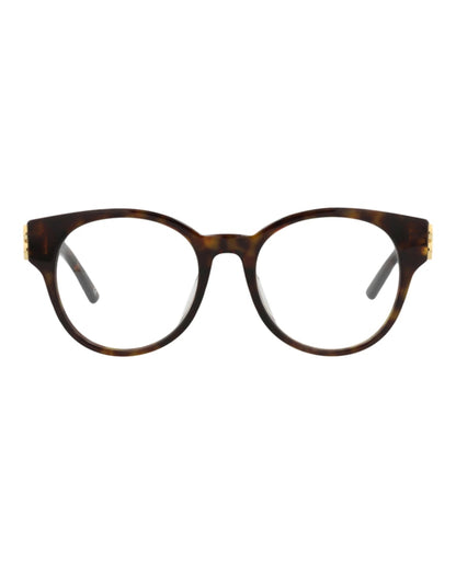 Balenciaga Round-Frame Acetate Optical Frames Havana Havana Transparent (BB0173O-30011315-002)