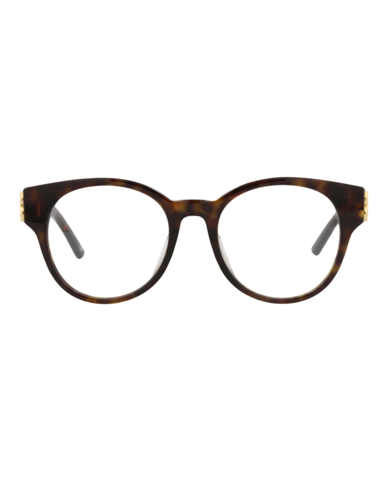 Balenciaga Round-Frame Acetate Optical Frames Havana Havana Transparent (BB0173O-30011315-002)