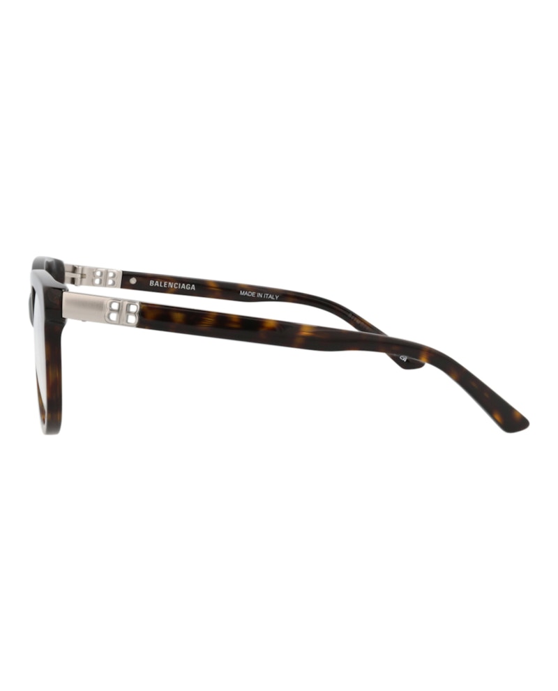 Balenciaga Round-Frame Acetate Optical Frames Havana Havana Transparent (BB0185O-30011863-002)