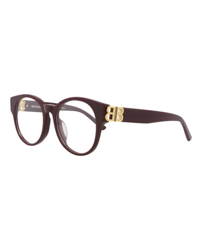 Balenciaga Round-Frame Acetate Optical Frames Violet Violet Transparent (BB0173O-30011315-003)