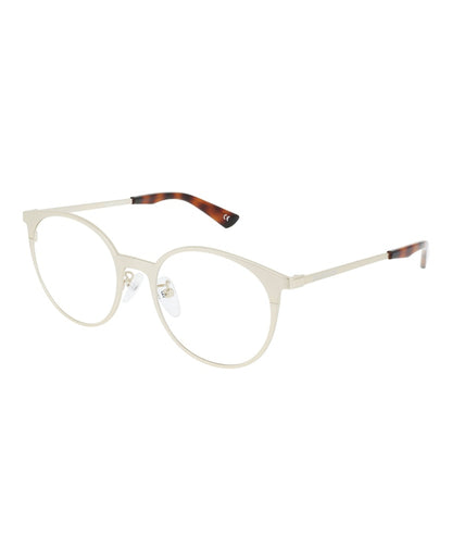 Balenciaga Round-Frame Metal Optical Frames Gold Gold Transparent (BB0084O-30008407-002)