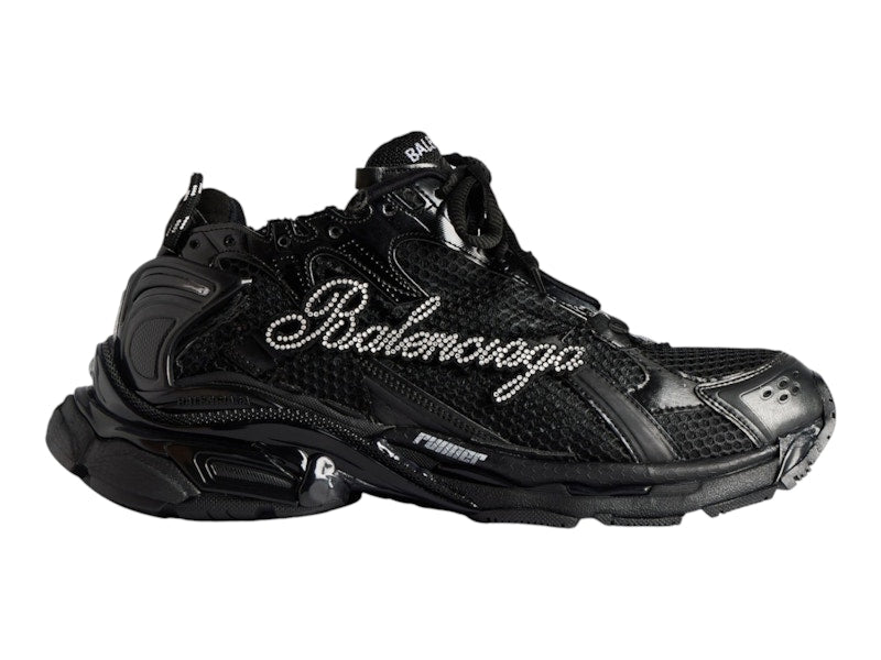 Balenciaga Runner Black Rhinestone