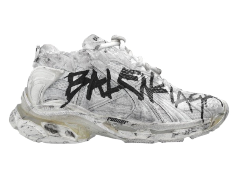 Balenciaga Runner Graffiti White Black (Women's)