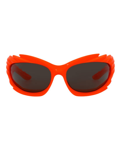 Balenciaga Shield-Frame Bio Injection Sunglasses Orange/Orange/Grey (BB0255S-30013967-005)