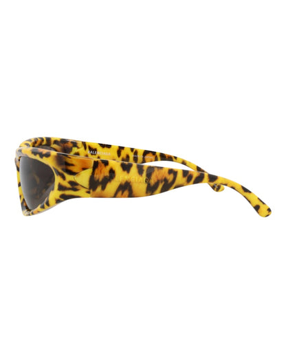 Balenciaga Shield-Frame Bio Injection Sunglasses Yellow Yellow Grey (BB0157S-30011238-005)