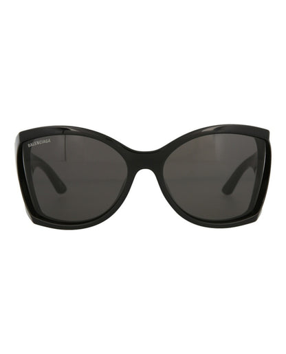Balenciaga Shield Sunglasses Black/Black/Grey (BB0154S-30011244-001)