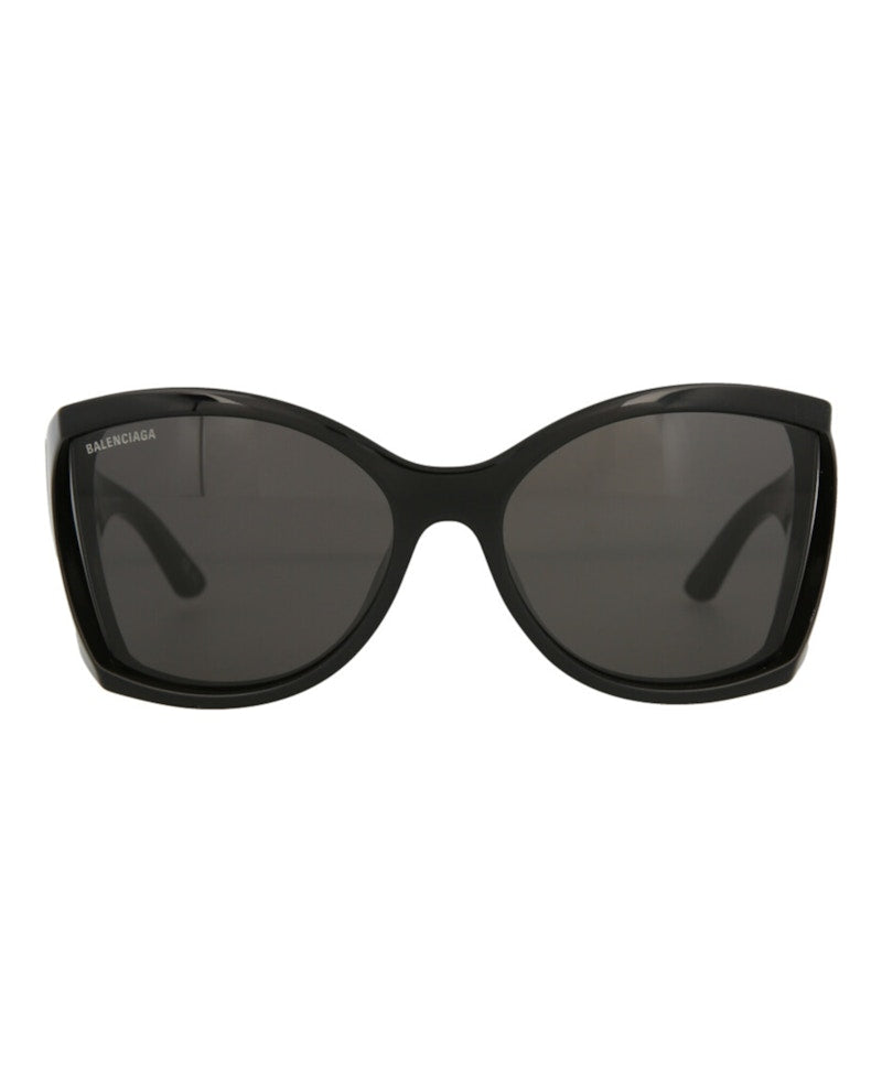 Balenciaga Shield Sunglasses Black/Black/Grey (BB0154S-30011244-001)