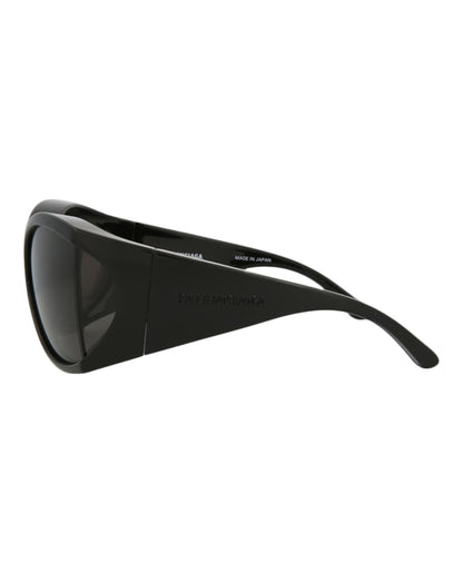 Balenciaga Shield Sunglasses Black/Black/Grey (BB0154S-30011244-001)