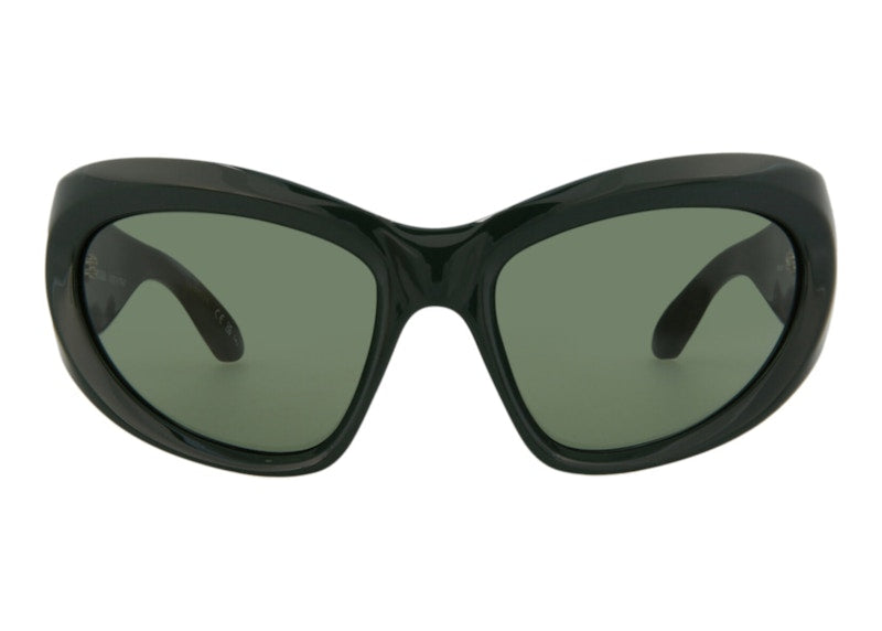 Balenciaga Shield Sunglasses Green/Green (BB0228S-30013403-002-30014)