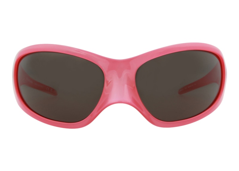 Balenciaga Shield Sunglasses Pink/Grey (BB0252S-30013804-002)